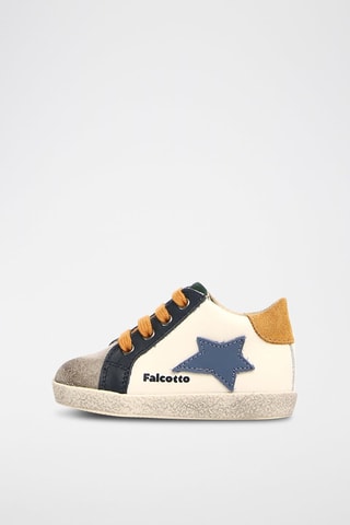 Zapatillas de piel - Blanco