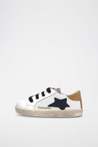 Zapatillas de piel - Blanco