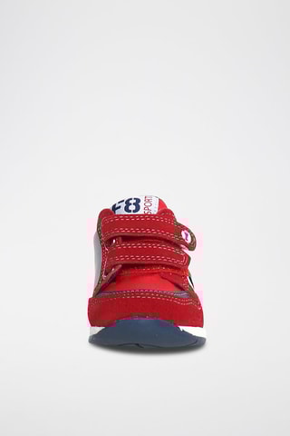 Zapatillas de piel - Rojo