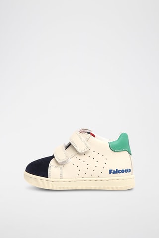 Zapatillas de piel bovina - Blanco