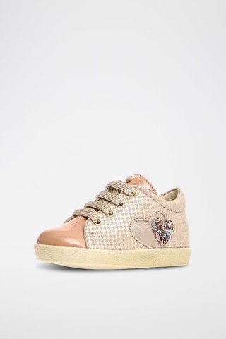 Zapatillas de piel Molley - Plateado