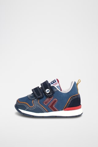 Zapatillas de piel - Azul