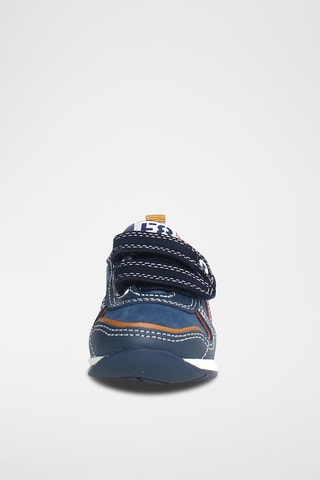 Zapatillas de piel - Azul