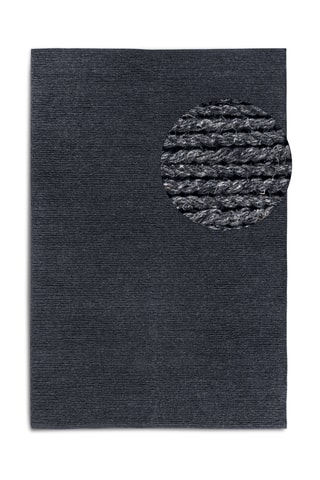 Alfombra de lana - Antracita