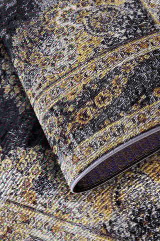 Alfombra - Antracita y dorado