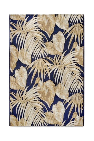 Alfombra - Azul oscuro y dorado