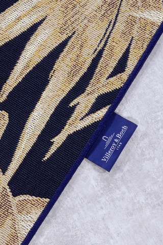 Alfombra - Azul oscuro y dorado