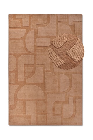 Alfombra de lana - Marrón