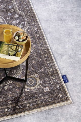 Alfombra - Azul y beige