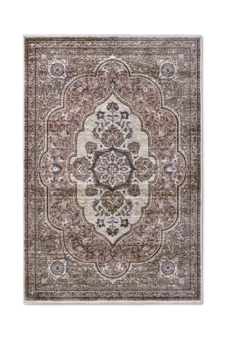 Alfombra - Rojo y beige