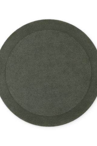 Alfombra de lana - Verde oscuro