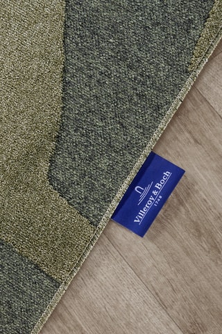 Alfombra - Verde oscuro y caqui