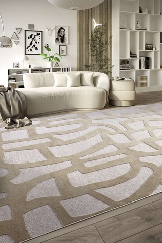 Alfombra - Crudo y beige