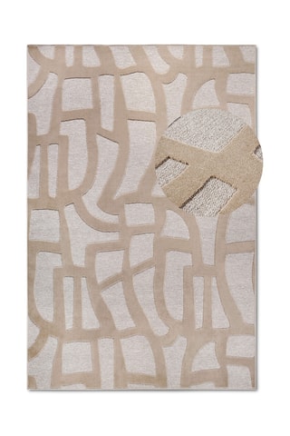 Alfombra - Crudo y beige