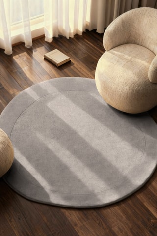 Alfombra de lana - Gris