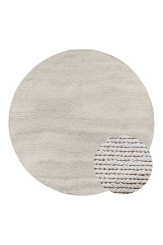 Alfombra de lana - Blanco