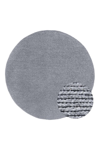 Alfombra de lana - Plateado