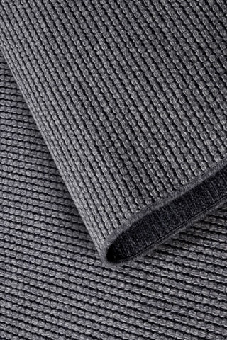 Alfombra de lana - Gris oscuro y beige