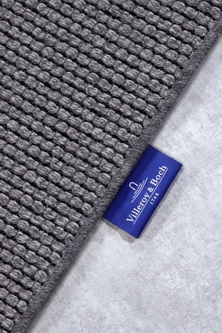 Alfombra de lana - Gris oscuro y beige