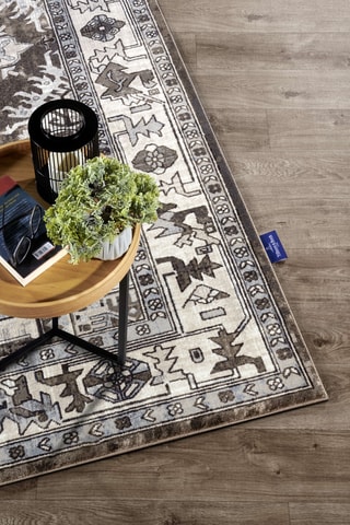 Alfombra - Marrón y crudo