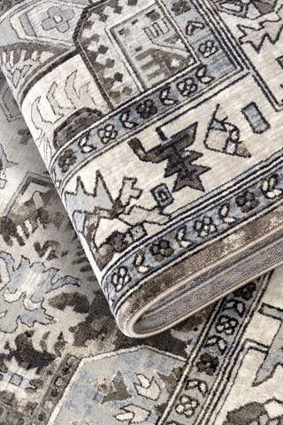 Alfombra - Marrón y crudo