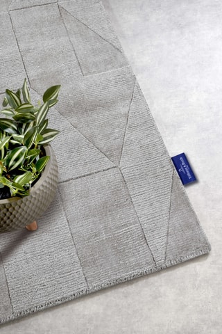 Alfombra de lana - Gris oscuro