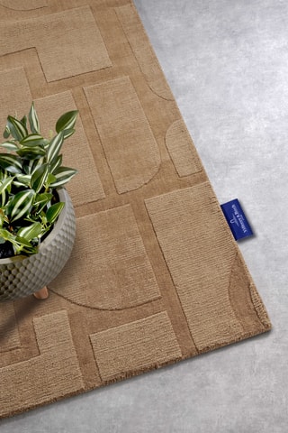 Alfombra de lana - Marrón