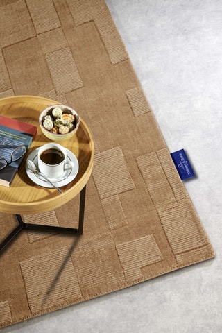 Alfombra de lana - Marrón