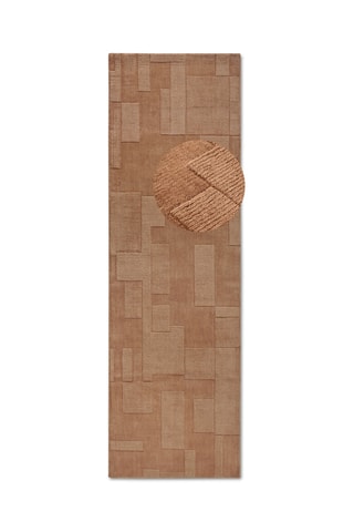 Alfombra de lana - Marrón