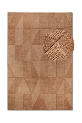Alfombra de lana - Marrón