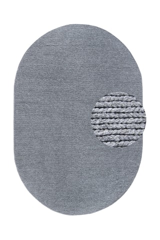 Alfombra de lana - Plateado