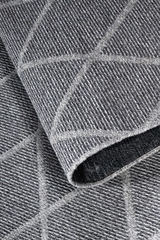 Alfombra de lana - Gris y marrón