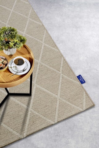 Alfombra de lana - Beige