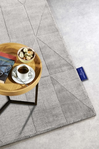 Alfombra de lana - Gris oscuro