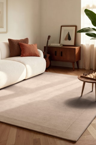 Alfombra de lana - Beige