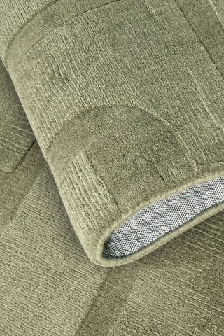 Alfombra de lana - Verde oscuro