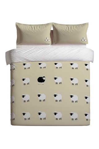 Juego de nórdico de algodón The Black Sheep - 57 hilos/cm² - Beige