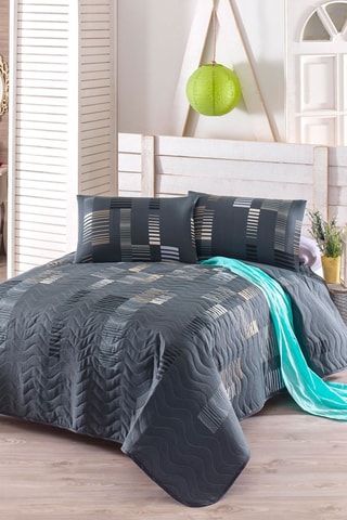 Juego de colcha Trace - Antracita