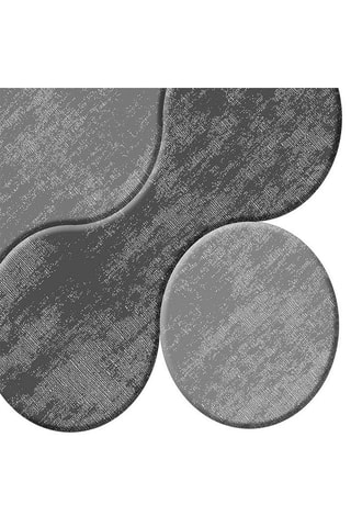 2 alfombras de baño - Gris - 50 x 60 / 60 x 100 cm