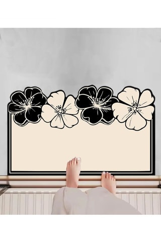 Alfombra de baño Morpho - Crudo - 60 x 100 cm