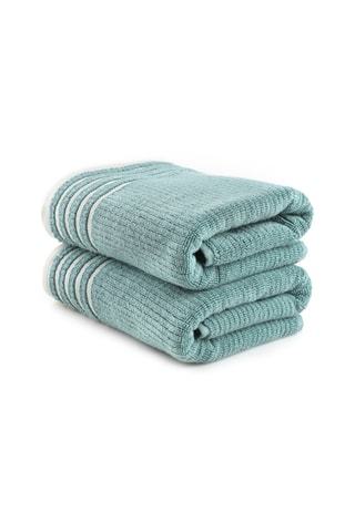 2 toallas de mano - Verde