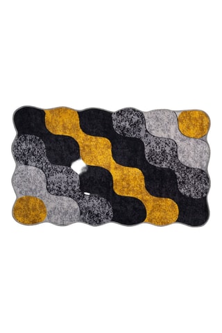 Alfombra de baño - Amarillo - 70 x 120 cm