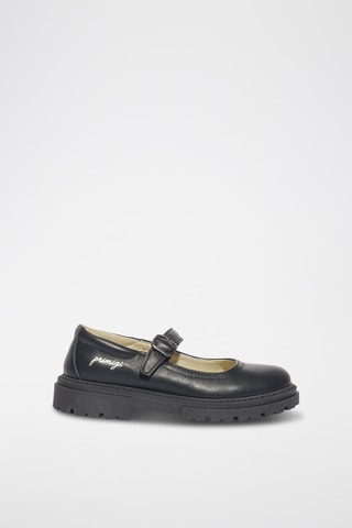 Bailarinas de piel Happy Fashion - Negro