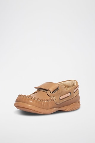 Náuticos de piel Primigi Soft - Marrón claro