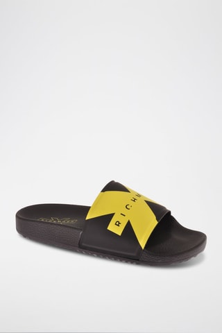 Sandalias - Negro y amarillo