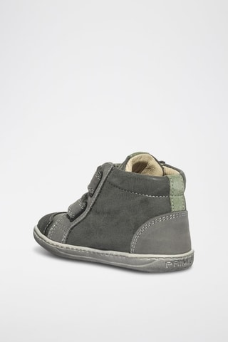 Botas de piel Baby Box - Gris