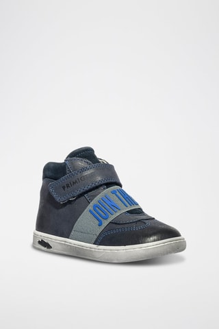 Botines de piel Baby Float - Azul oscuro