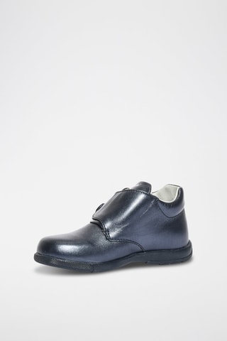 Botines de piel Baby - Azul marino
