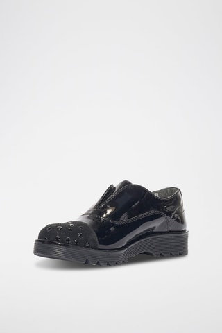 Slip-on de piel Fantasy Urban - Negro