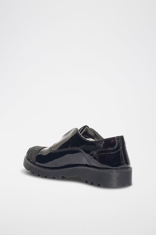 Slip-on de piel Fantasy Urban - Negro